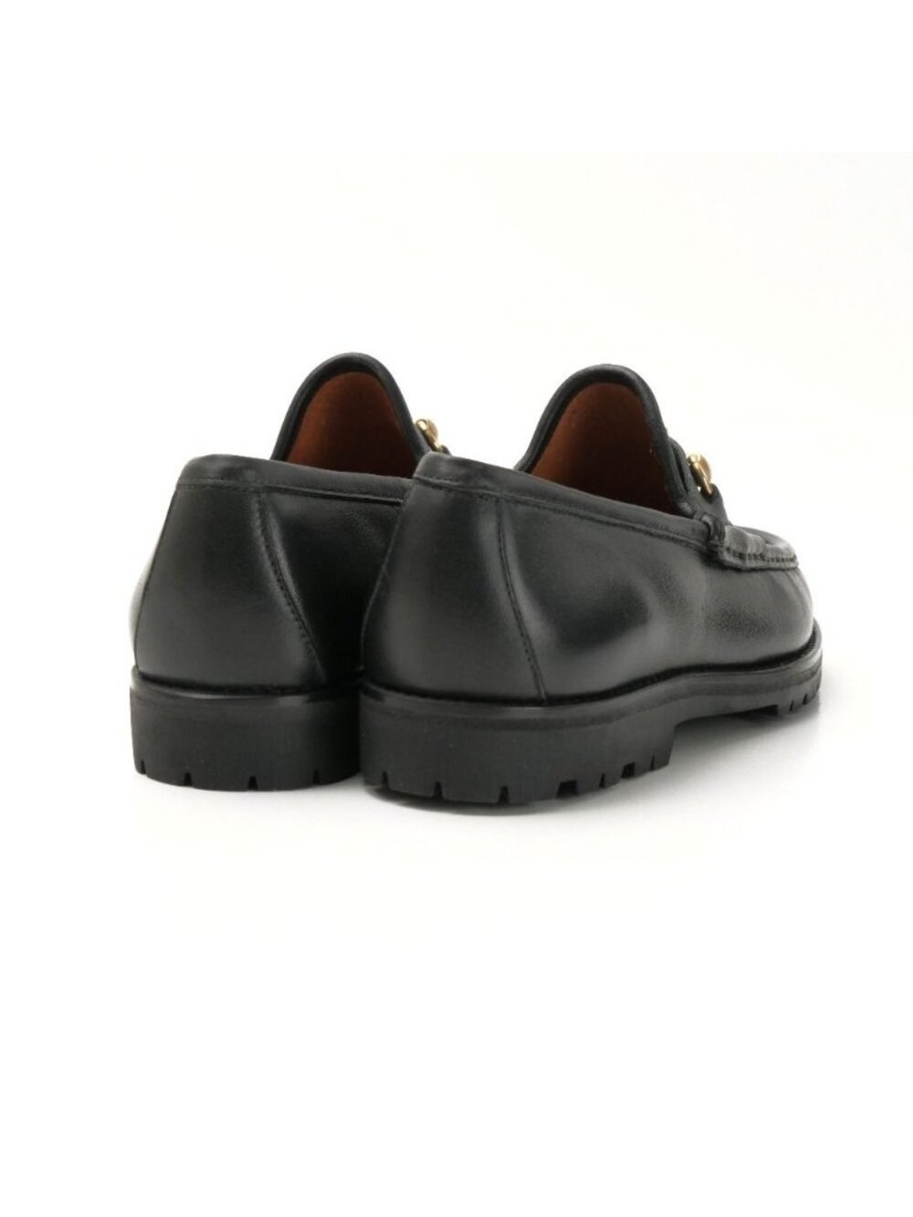 Gucci Loafers 34.5 C Horsebit Leather Shoes - Picture 3 of 8